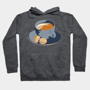 Coffee and Macarons Pop Art Hoodie